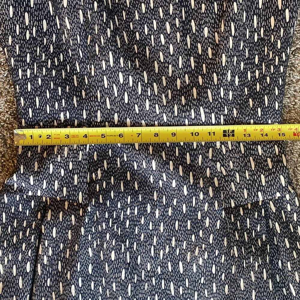 Zara Basic Black W/ White Raindrop Sleeveless Dre… - image 5